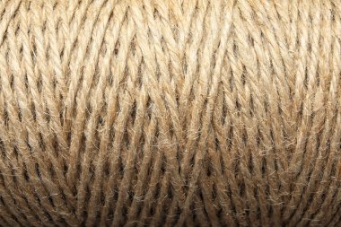 Kenevir ip, closeup biriktirmek. Organik madde