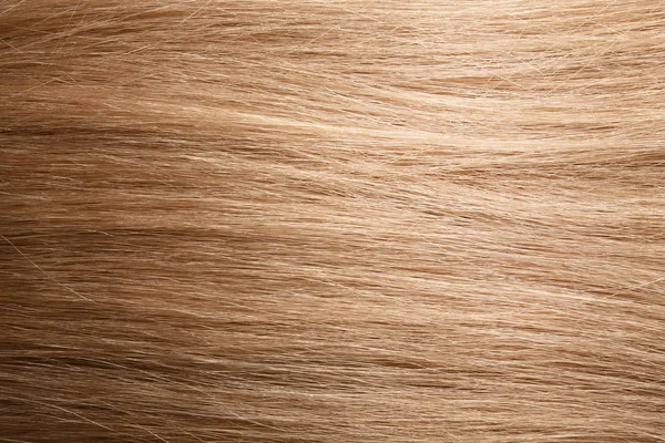 Textura Cabello Rubio Saludable Como Fondo Primer Plano — Foto de Stock