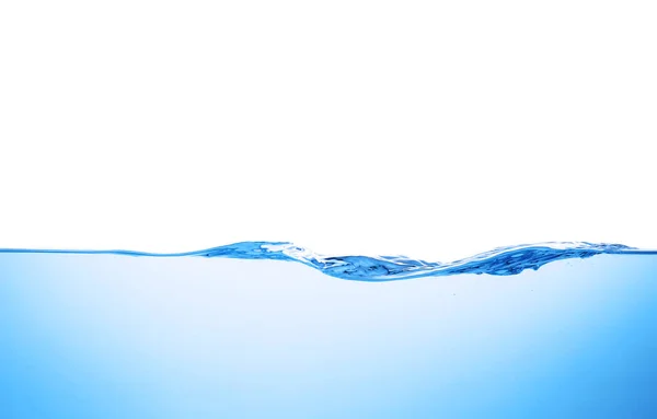 Superficie Agua Azul Sobre Fondo Blanco —  Fotos de Stock