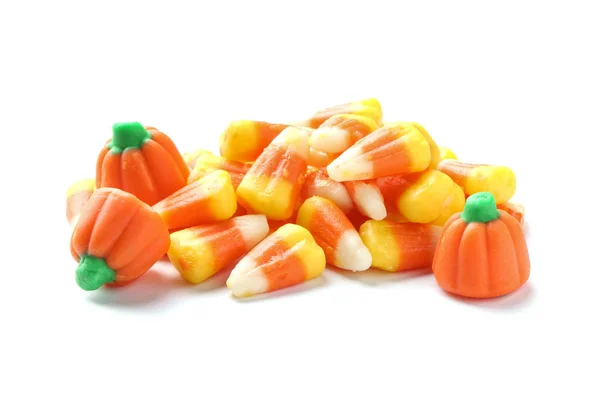 Callos Caramelo Colores Para Fiesta Halloween Sobre Fondo Blanco — Foto de Stock