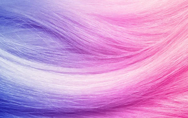 Πολύχρωμα Βαμμένα Μαλλιά Top View Trendy Χτένισμα — Φωτογραφία Αρχείου