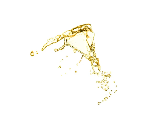 Oil Splash White Background Color Liquid — Stock Photo, Image