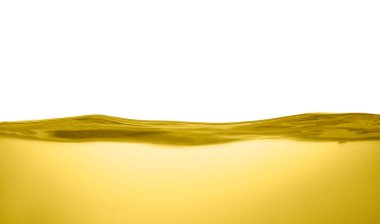 Beyaz arka plan üzerinde petrol akışı. Renkli sıvı
