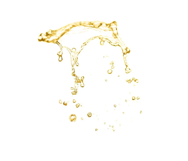 Oil Splash White Background Color Liquid — Stock Photo, Image
