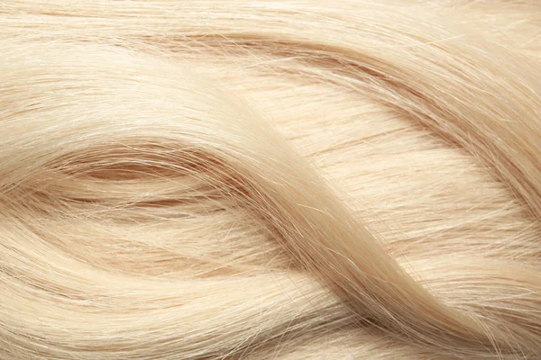 Texture Healthy Blond Hair Background Closeup — Stock Photo, Image