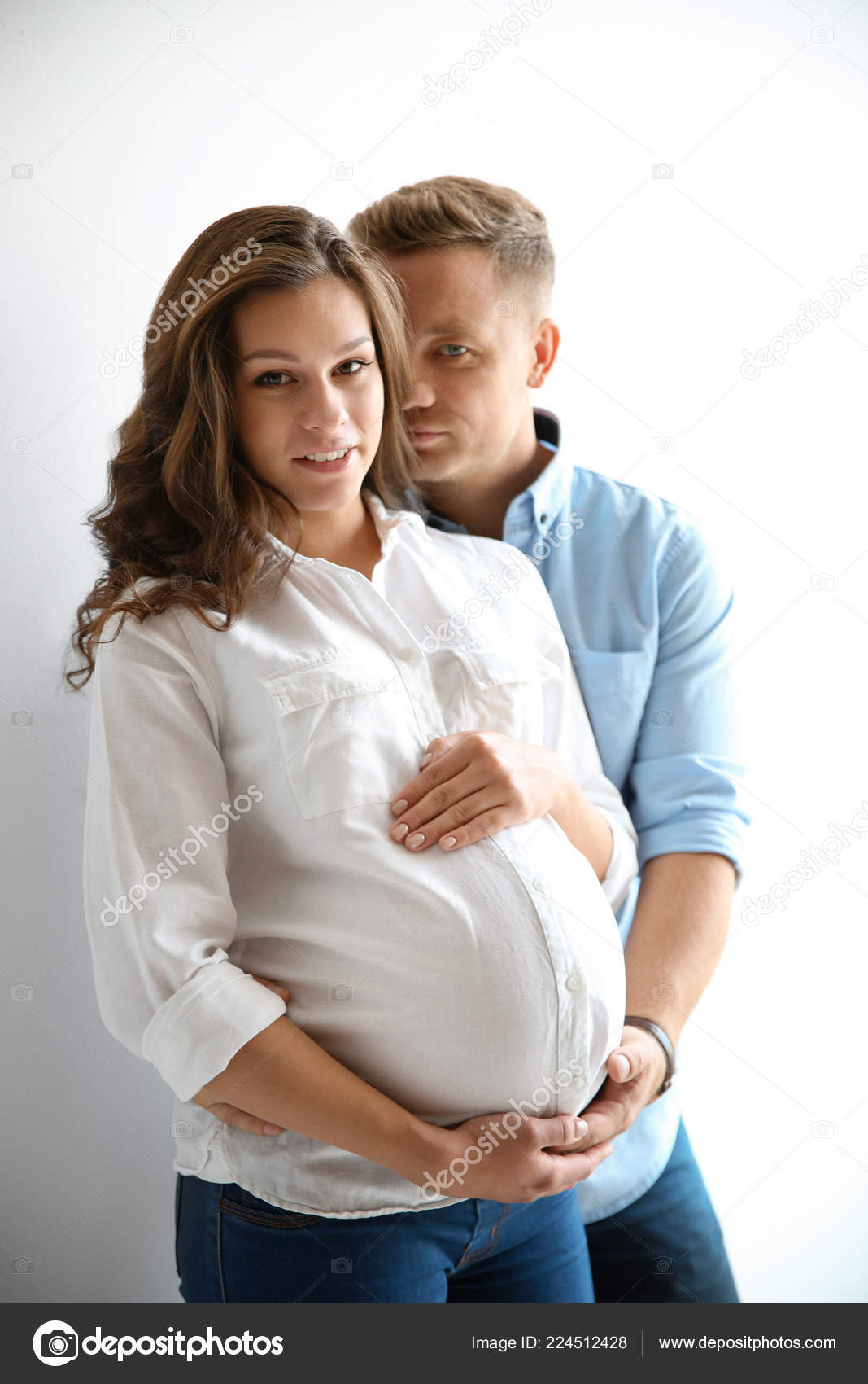 White Pregnant Wife