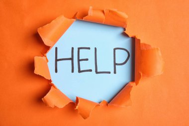 Word Yardımı'na renk arka plan üzerinde görüntülemek delikten yırtık kağıt