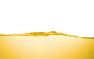 Beyaz arka plan üzerinde petrol akışı. Renkli sıvı
