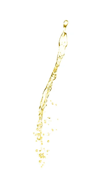 Oil Splash White Background Color Liquid — Stock Photo, Image