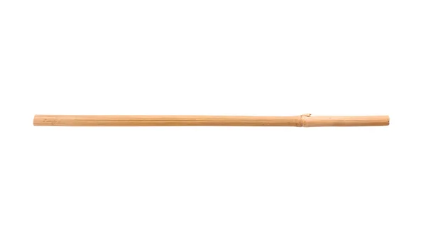 白い背景の上の乾燥竹の棒 — ストック写真