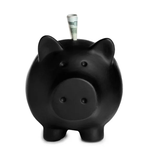 Piggy Bank Money White Background — Stock Photo, Image
