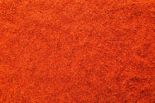 Röd Chili Peppar Pulver Som Bakgrund Naturlig Krydda — Stockfoto