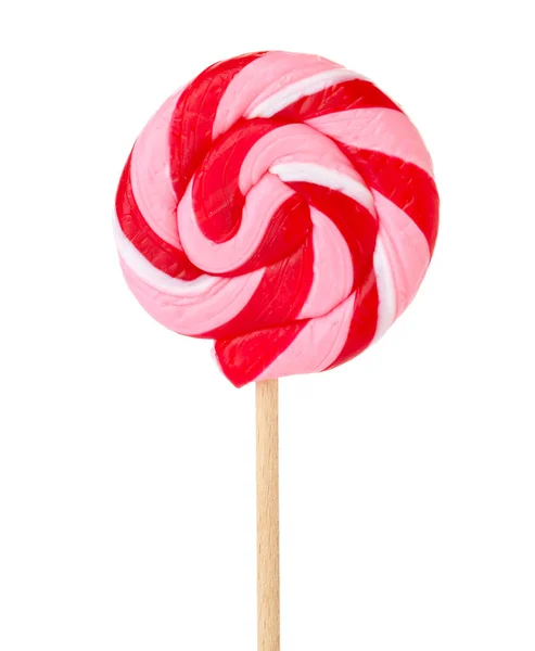 Cukierki Smaku Owoców Kolorowe Smaczne Białym Tle — Zdjęcie stockowe