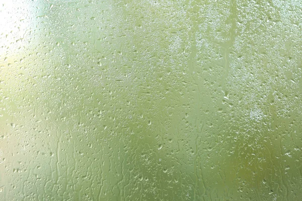 Zicht Glas Met Waterdruppels Close — Stockfoto