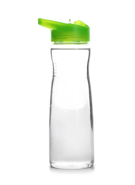 Спортивна Пляшка Прісною Водою Білому Тлі — стокове фото