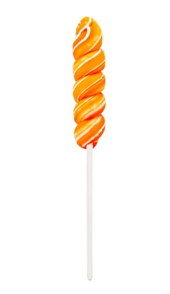 白い背景の上おいしいカラフルなフルーツ味のキャンディ — ストック写真