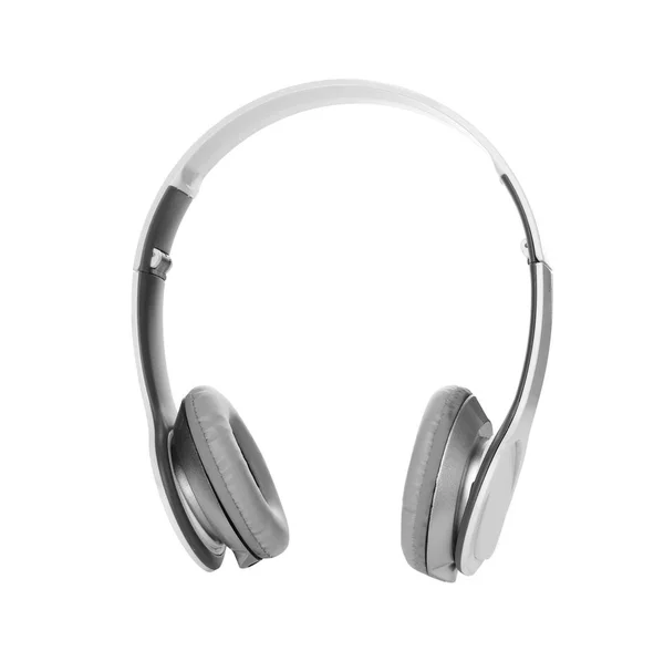 スタイリッシュなモダンなヘッドフォン ホワイト バック グラウンドのイヤーマフ — ストック写真