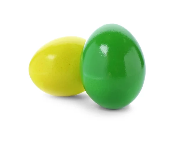 바탕에 염색된 부활절 달걀입니다 — 스톡 사진