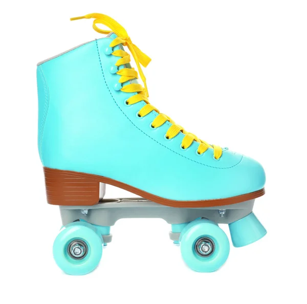 Bright Stylish Roller Skate White Background — Stock Photo, Image
