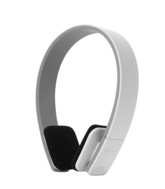 Beyaz arka plan üzerinde etkilidirler ile modern şık kulaklıklar