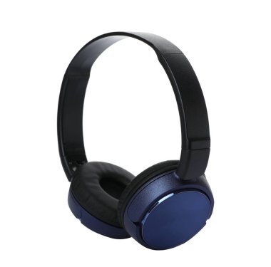 Beyaz arka plan üzerinde etkilidirler ile modern şık kulaklıklar