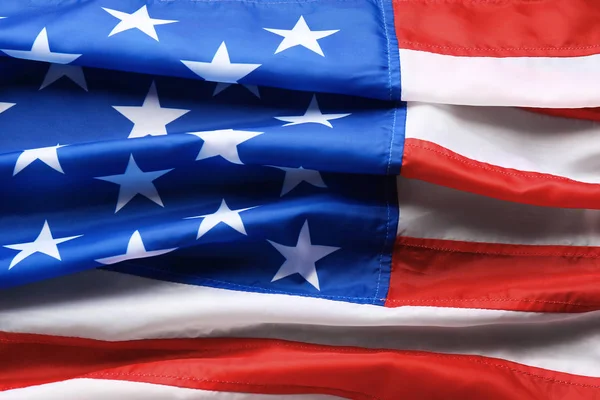 Bendera Amerika Sebagai Latar Belakang Pandangan Atas Simbol Nasional Amerika — Stok Foto