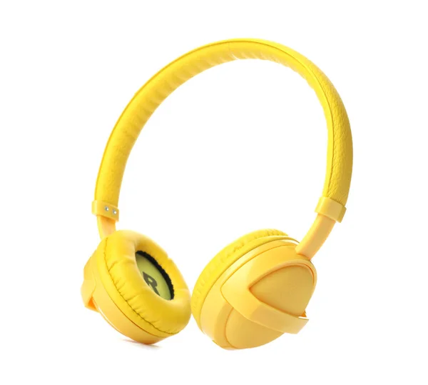 Stylish Modern Headphones Earmuffs White Background — Stock Photo, Image