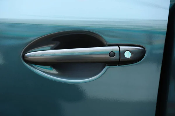 Closeup View Car Door Handle — Stock Photo, Image