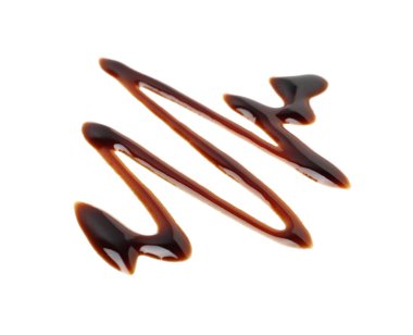 Balsamik sirke beyaz izole. Salata sosu