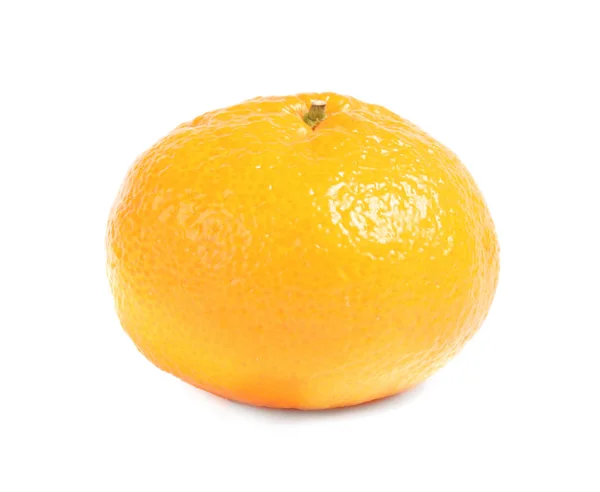 Lekkere Rijpe Tangerine Witte Achtergrond Citrusvruchten — Stockfoto