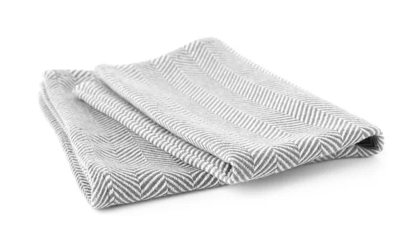 Serviette Tissu Pour Réglage Table Sur Fond Blanc — Photo