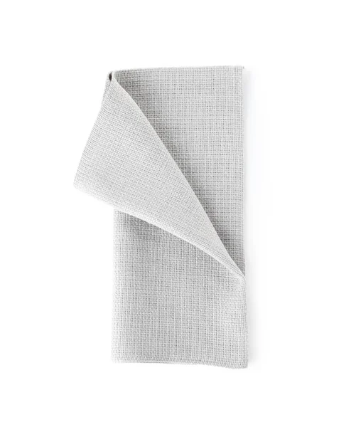 Serviette Tissu Pour Réglage Table Sur Fond Blanc — Photo