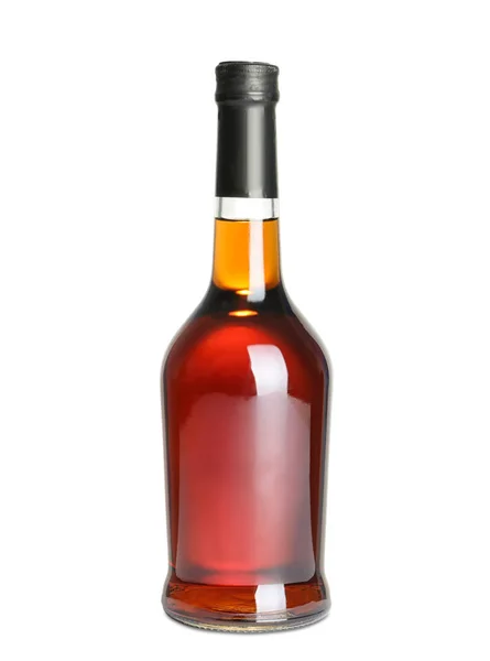 白い背景のスコッチ ウイスキーのボトル — ストック写真