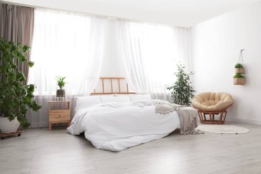 Işık modern oda rahat yatak