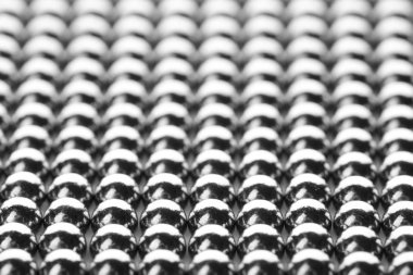 Arka plan, closeup olarak küçük metal manyetik toplar