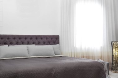 Konforlu Çift Kişilik Yataklı Çağdaş Oda