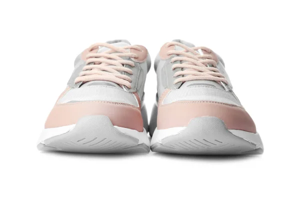 Beyaz Arka Planda Şık Bir Çift Spor Ayakkabı — Stok fotoğraf