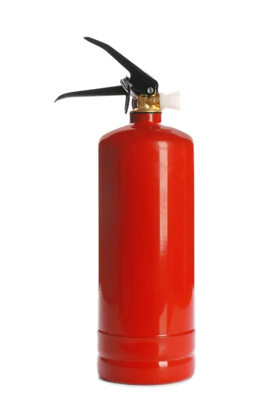 Tűzoltó Készülék Fehér Háttérrel Biztonsági Berendezések — Stock Fotó
