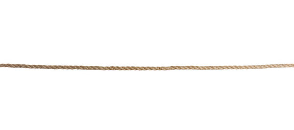 Old rope on white background. Simple design