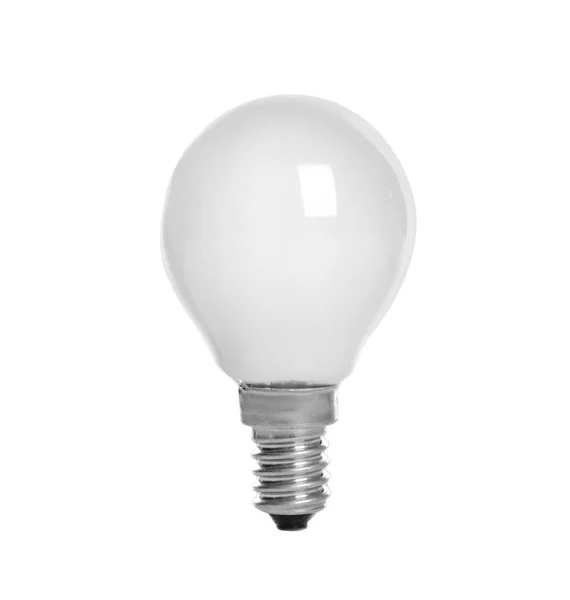 Nouvelle Ampoule Pour Lampe Sur Fond Blanc — Photo