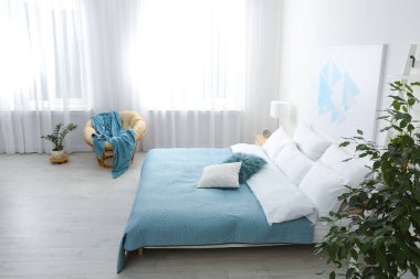 Işık modern oda rahat yatak