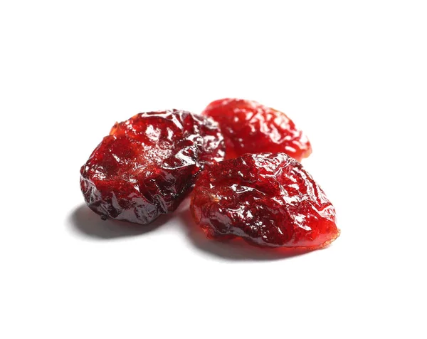 Afine Gustoase Fundal Alb Fructe Uscate Gustare Sănătoasă — Fotografie, imagine de stoc