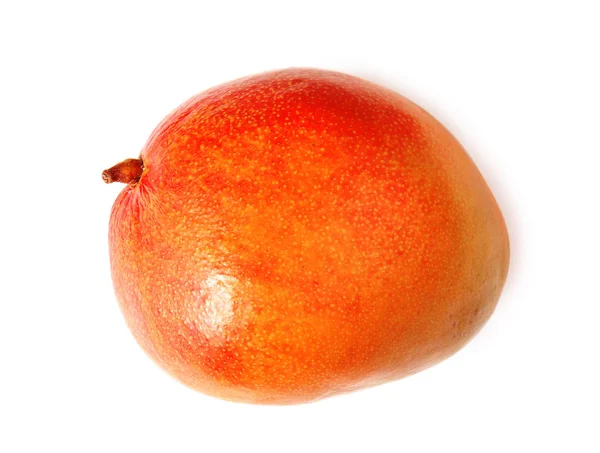 Heerlijke Rijpe Mango Witte Achtergrond Tropische Vruchten — Stockfoto