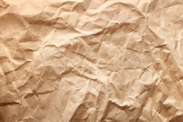 Tekstura Worek Brązowy Papier Jako Tło Widok Góry — Zdjęcie stockowe