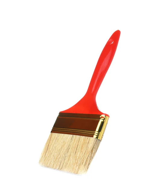 New Paint Brush White Background Decorating Tool — Stock Photo, Image
