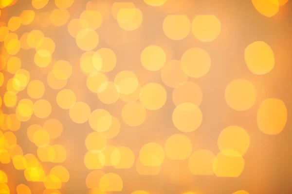 Schöne Goldene Lichter Als Hintergrund Bokeh Effekt — Stockfoto
