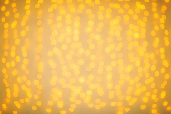 Belle Luci Oro Come Sfondo Effetto Bokeh — Foto Stock