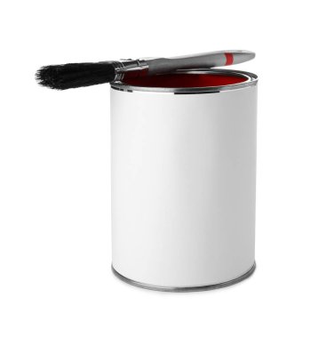 boya ve beyaz zemin üzerine fırça