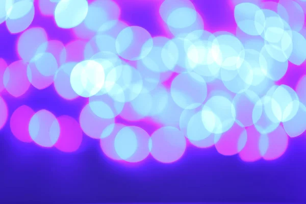 Schöne Leuchtende Lichter Als Hintergrund Bokeh Effekt — Stockfoto