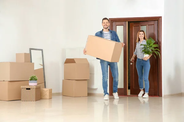 Couple Arguing Living Room Relationship Problems — Stock Photo, Image